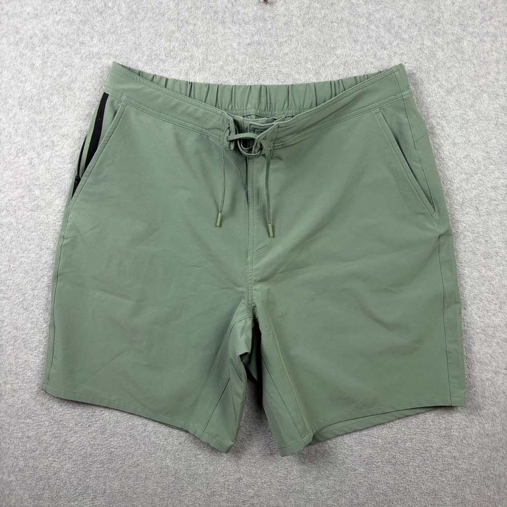 Ten Thousand Shorts Mens XL Green Foundation Linerless Workout Gym Running